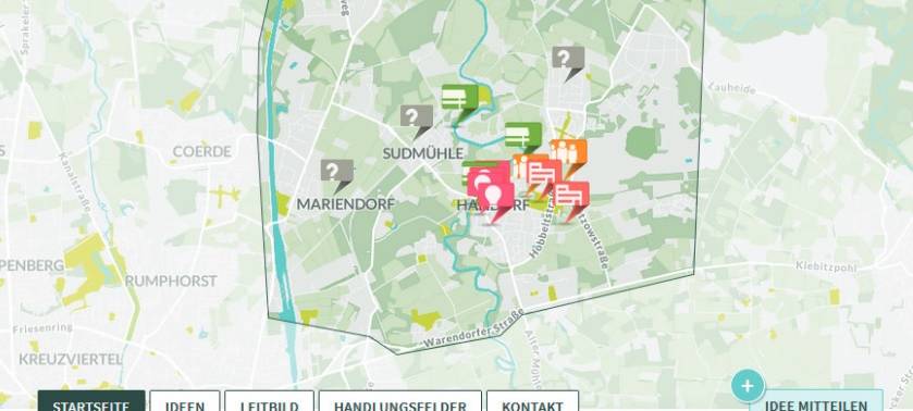 Stadtteilkonzept für Handorf, Gelmer, Mariendorf, Sudmühle: Online-Beteiligungsverfahren startet
