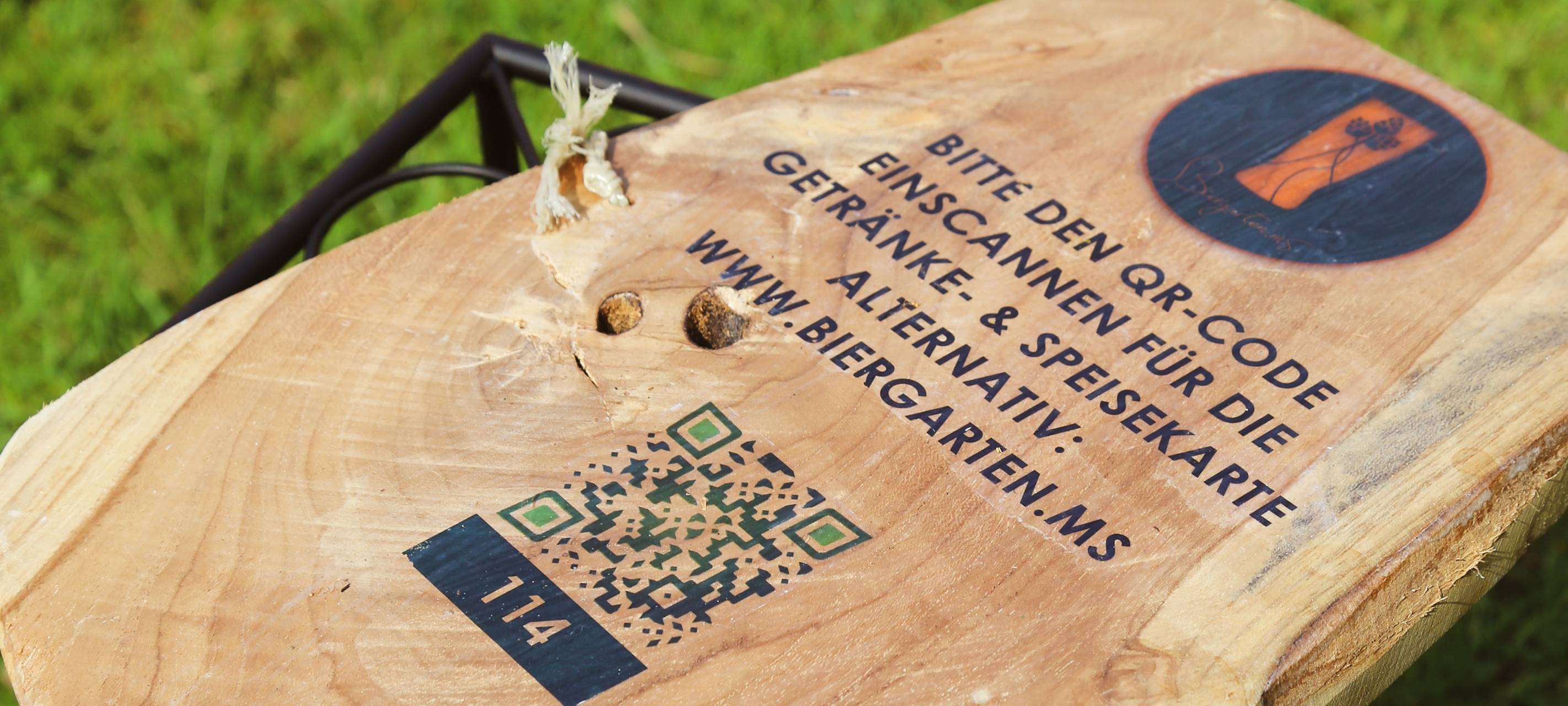 Digitales Biergartenkonzept