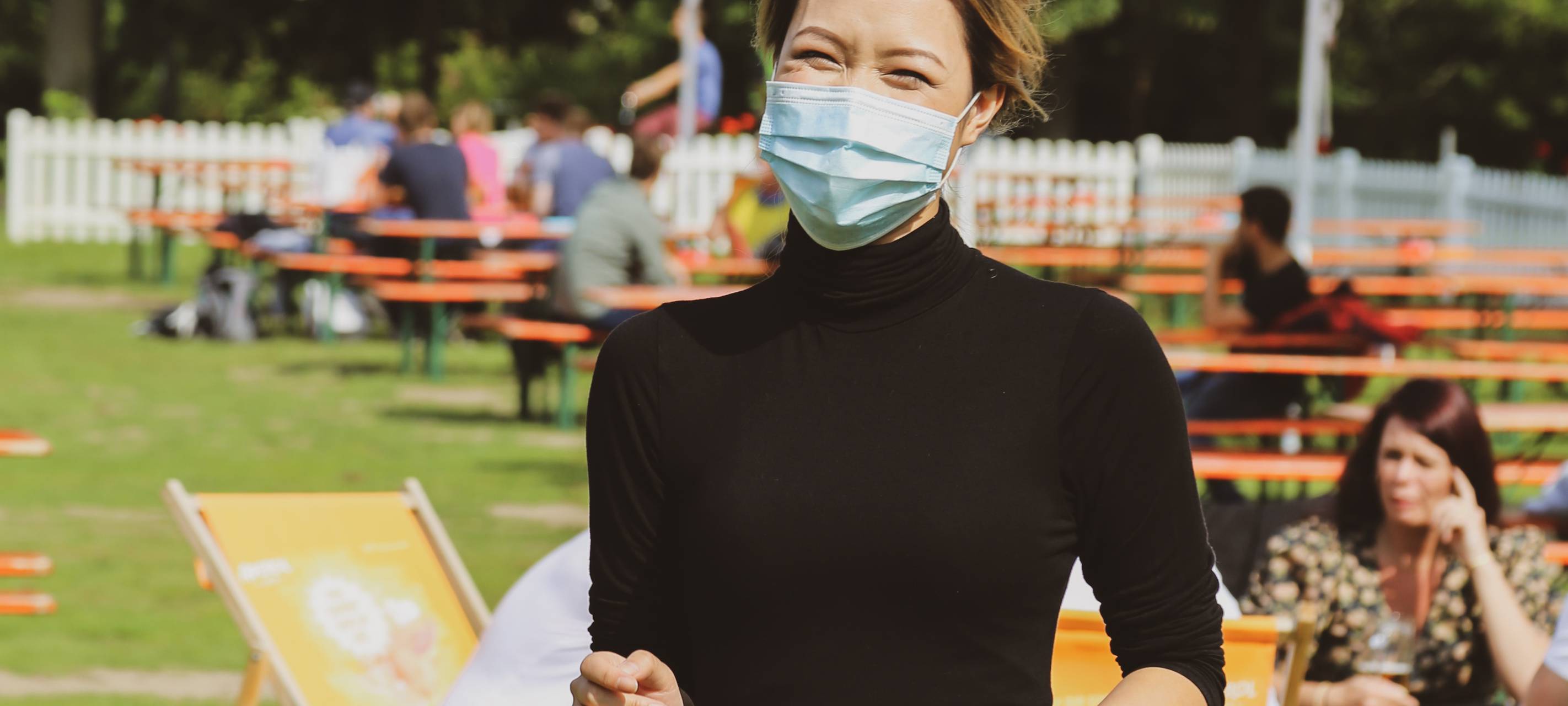 Digitales Biergartenkonzept