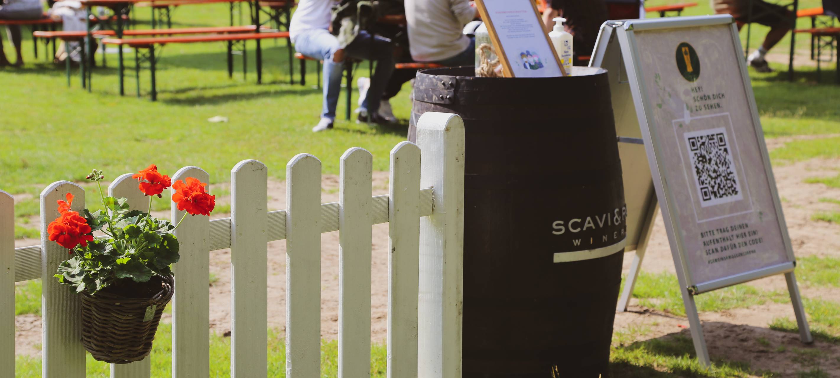 Digitales Biergartenkonzept