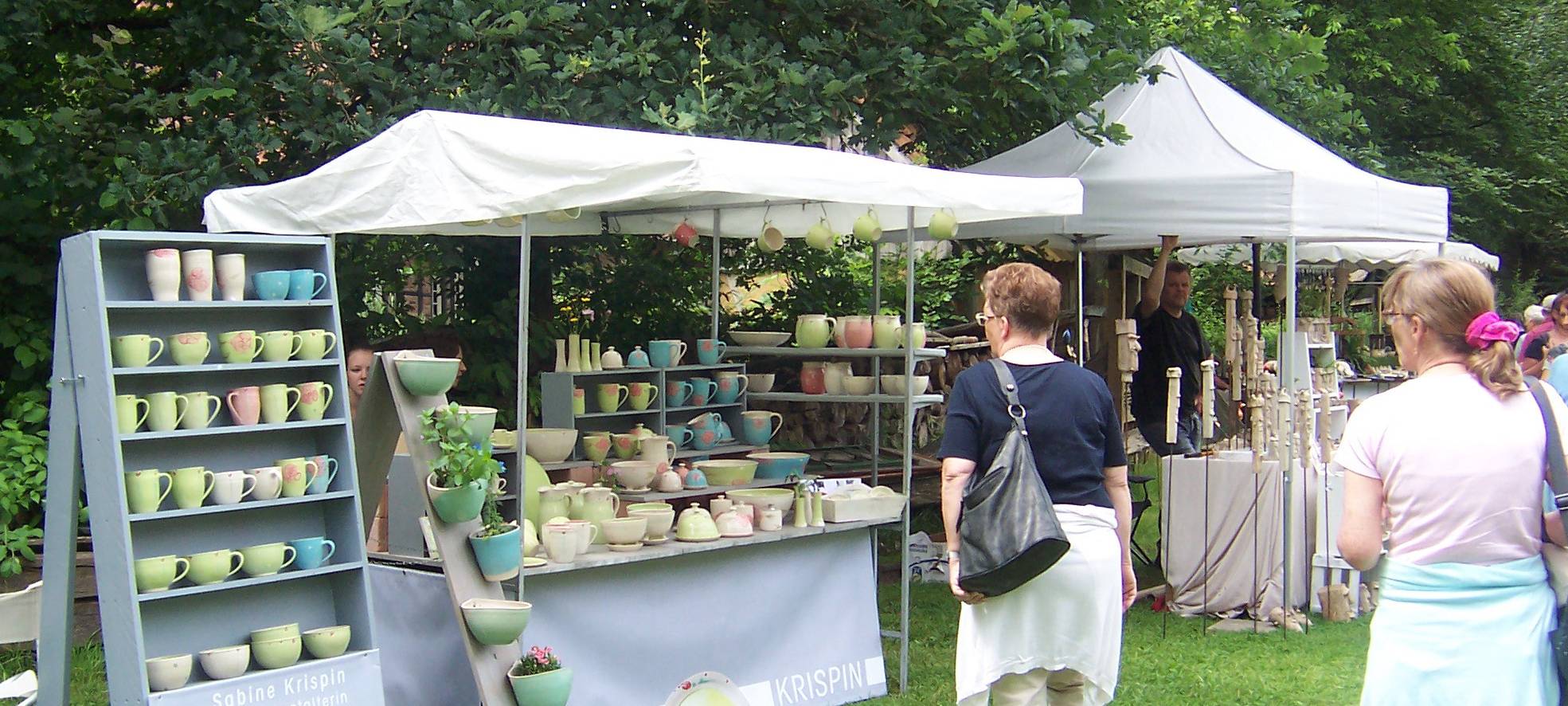Töpfermarkt auf dem Mühlenhof