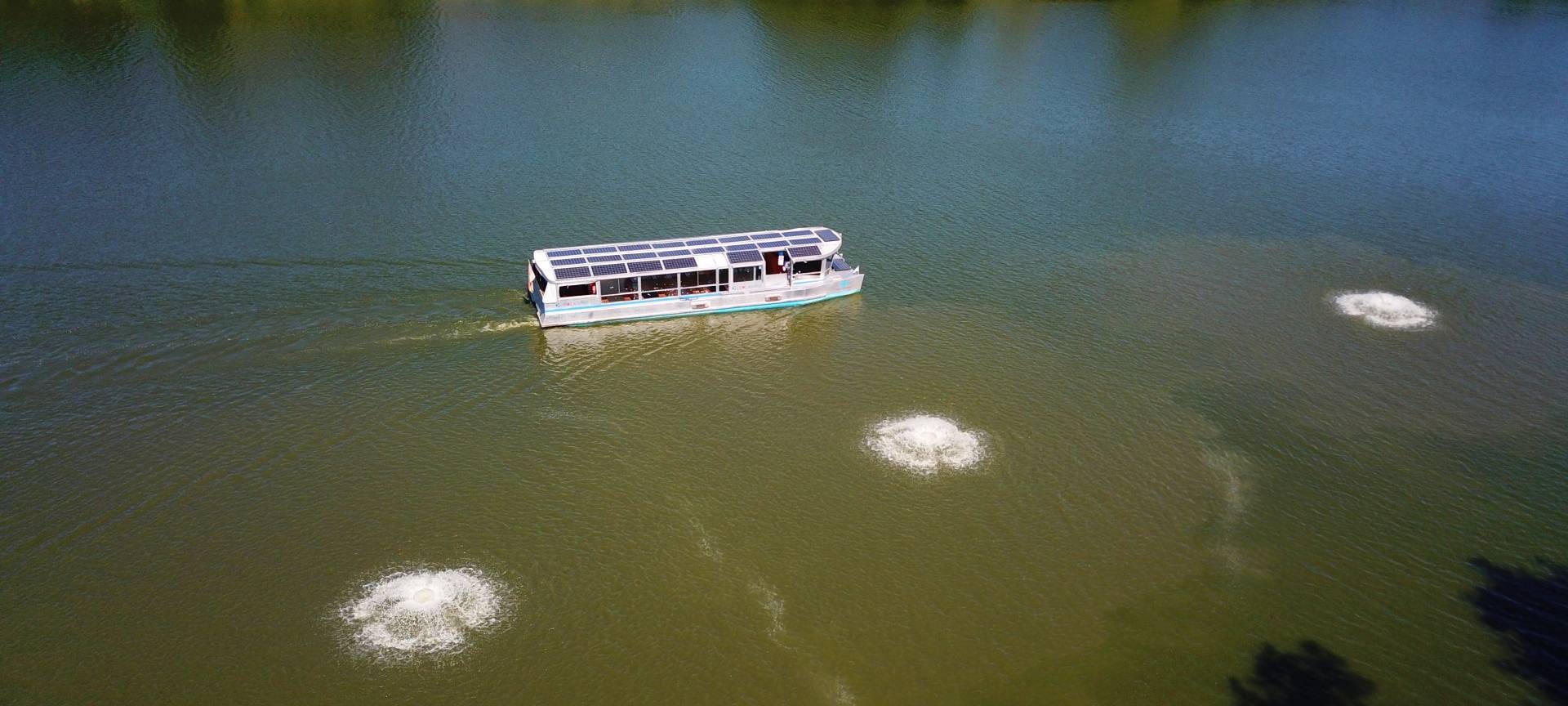 Belüftung im Aasee wird gestartet