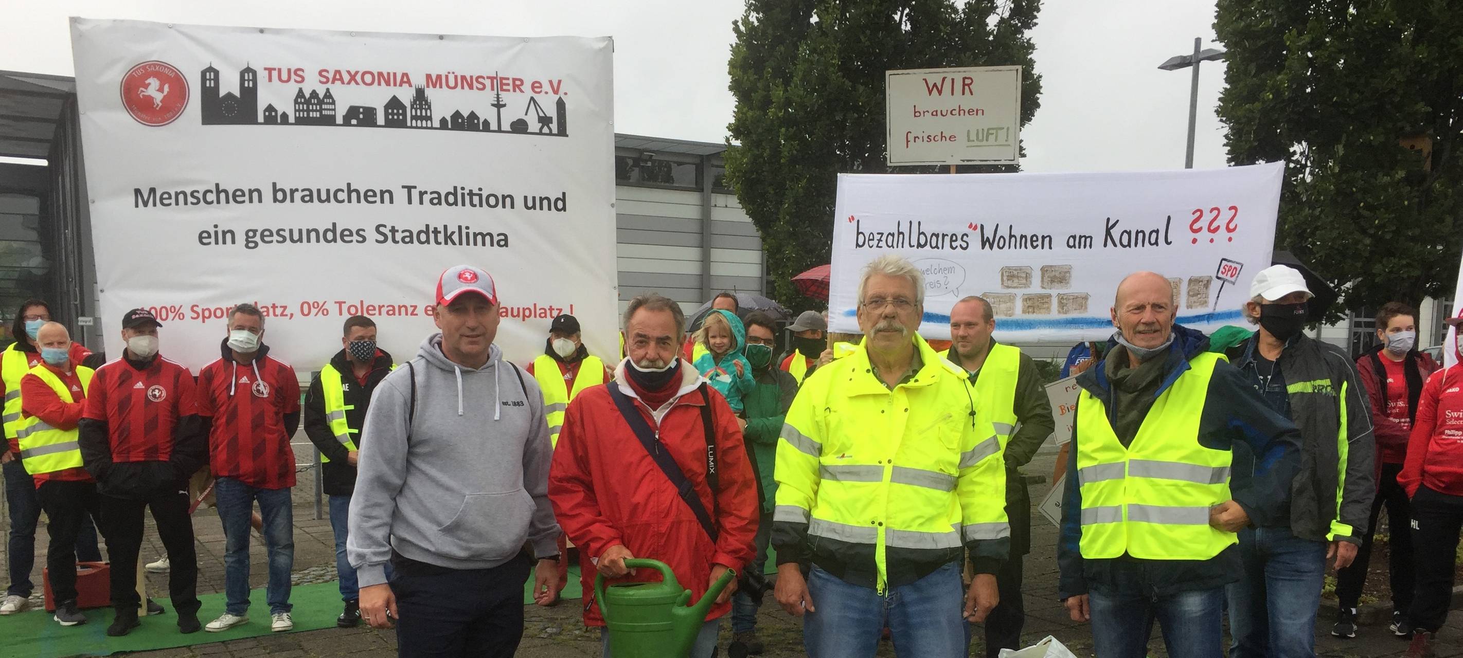 Demos vor der Ratssitzung