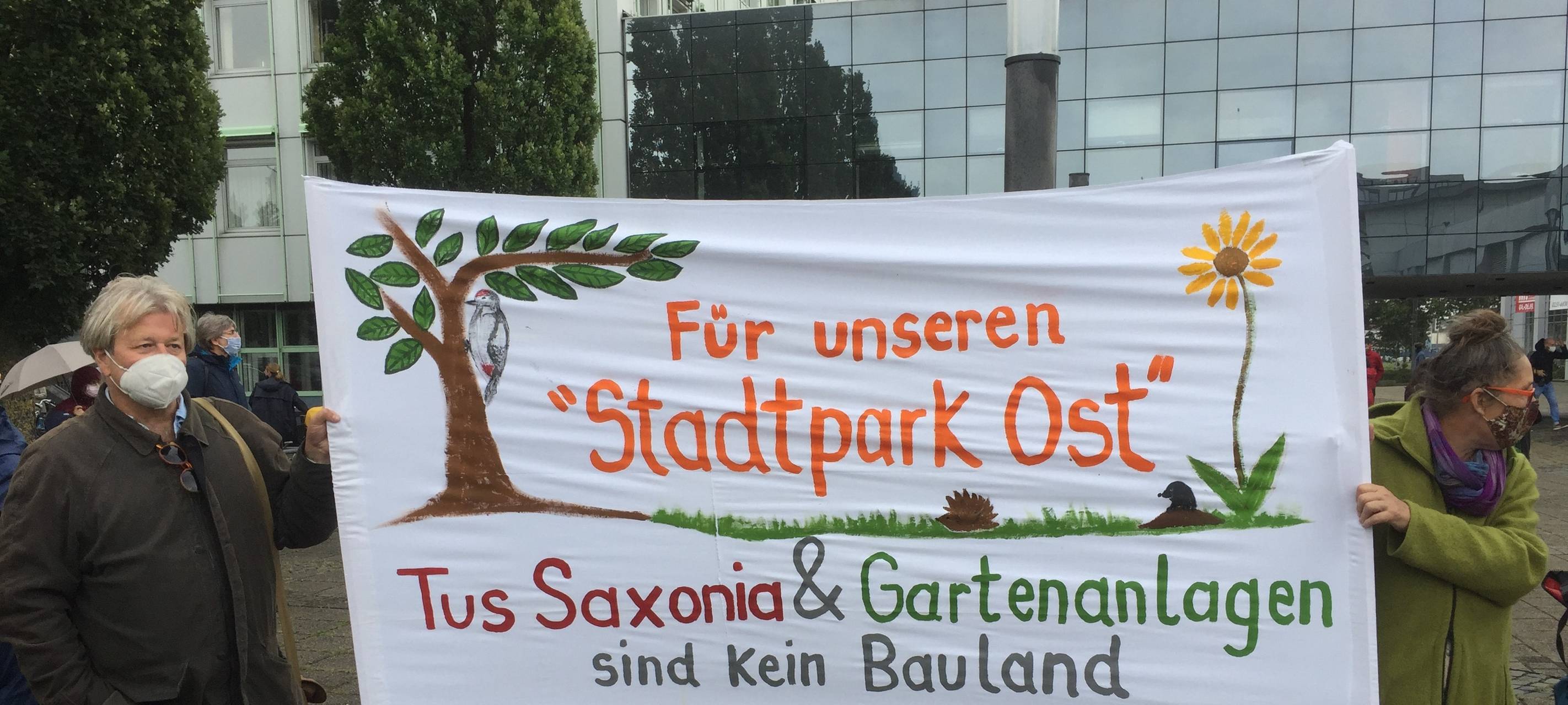Demos vor der Ratssitzung