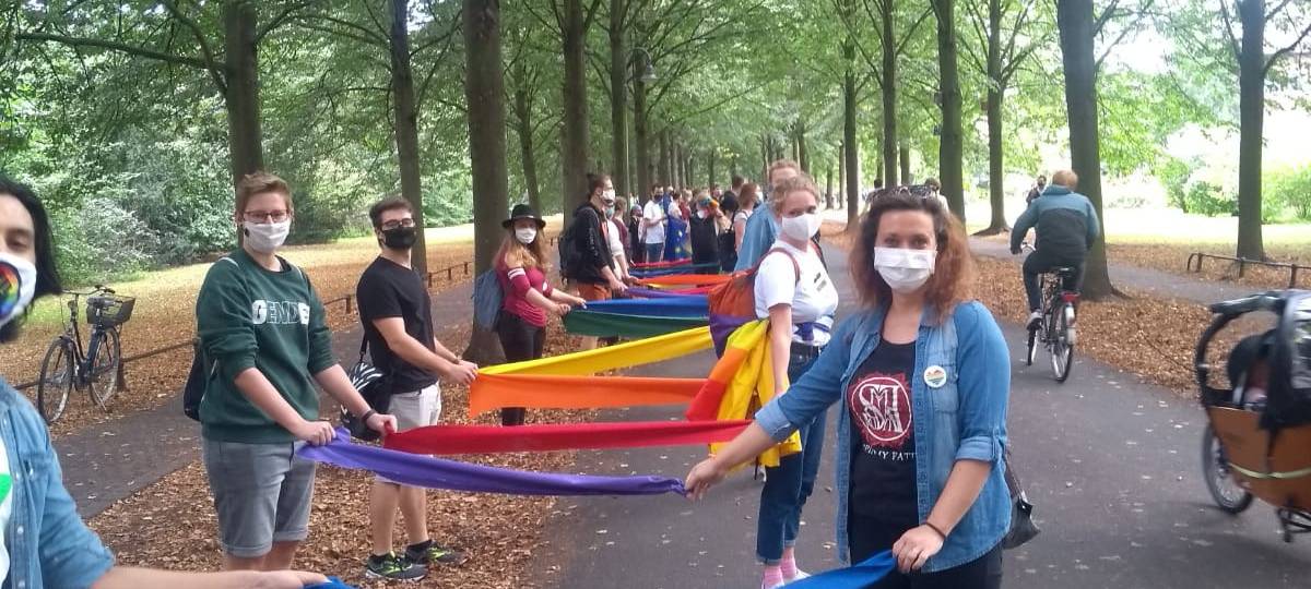 CSD 2020 auf der Promenade