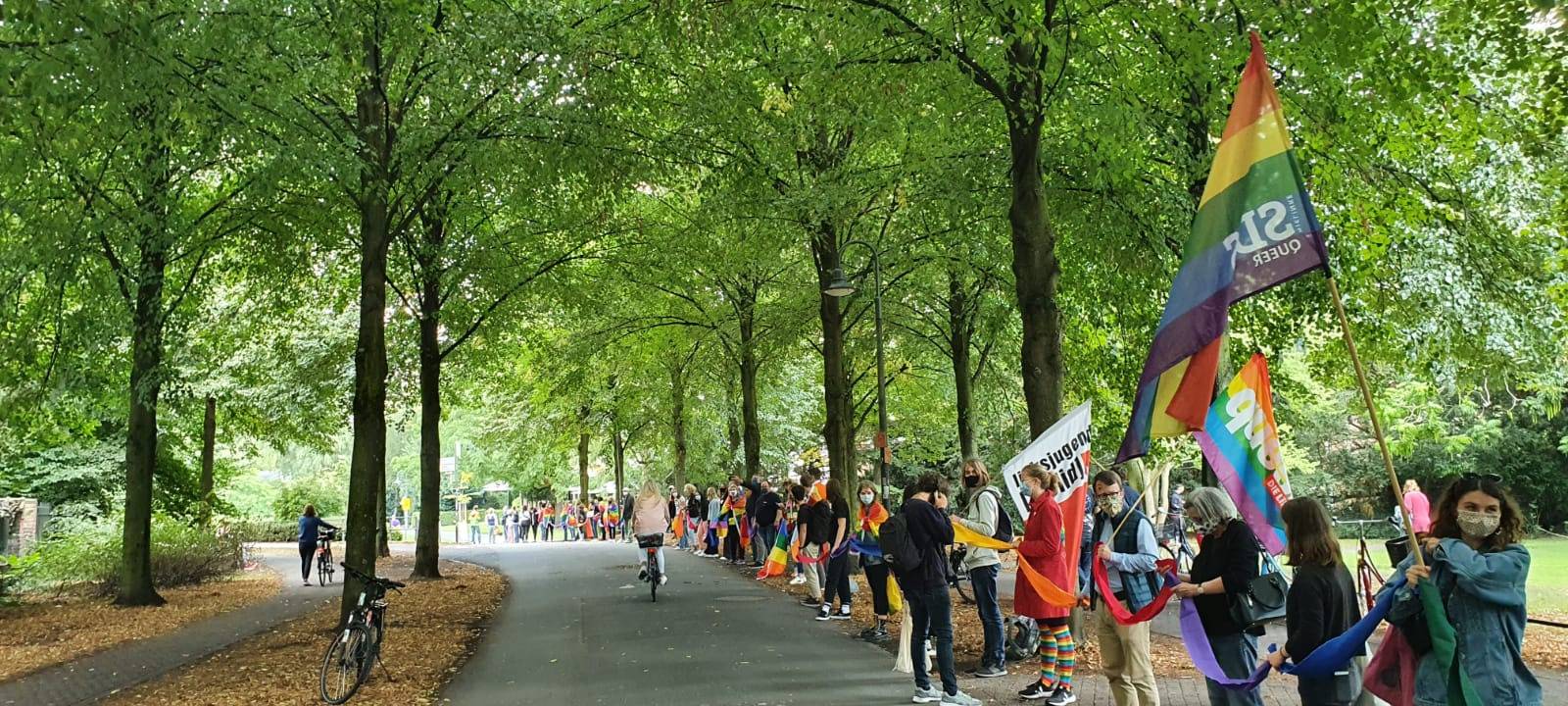 CSD 2020 auf der Promenade