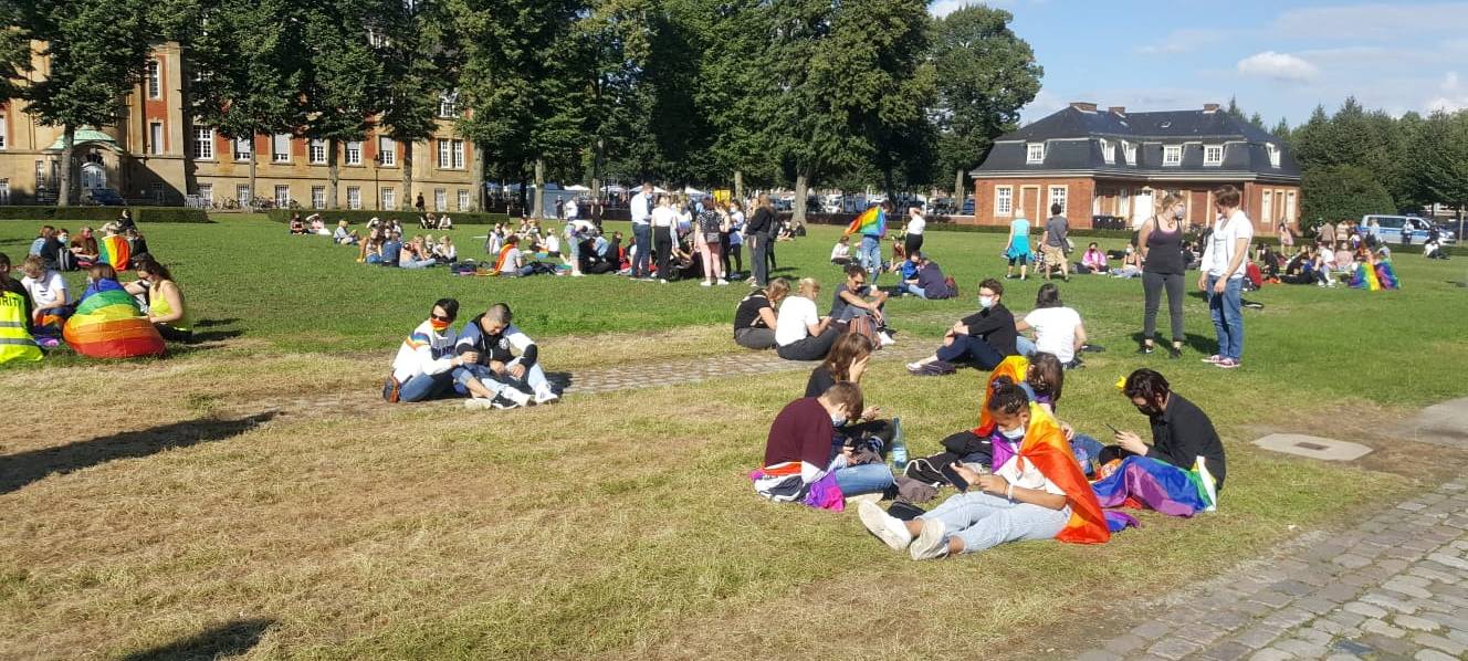 CSD 2020 auf der Promenade