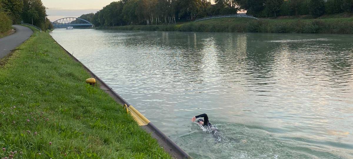 Bis nach Osnabrück geschwommen