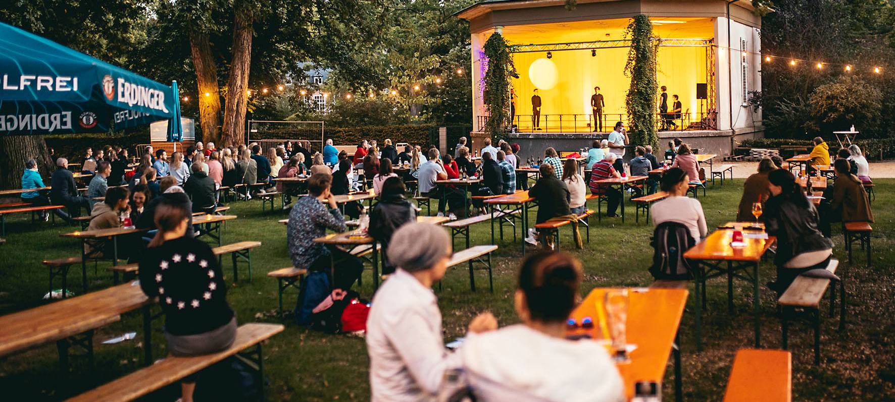Improtheater: Jeden Freitag im Schlossgarten