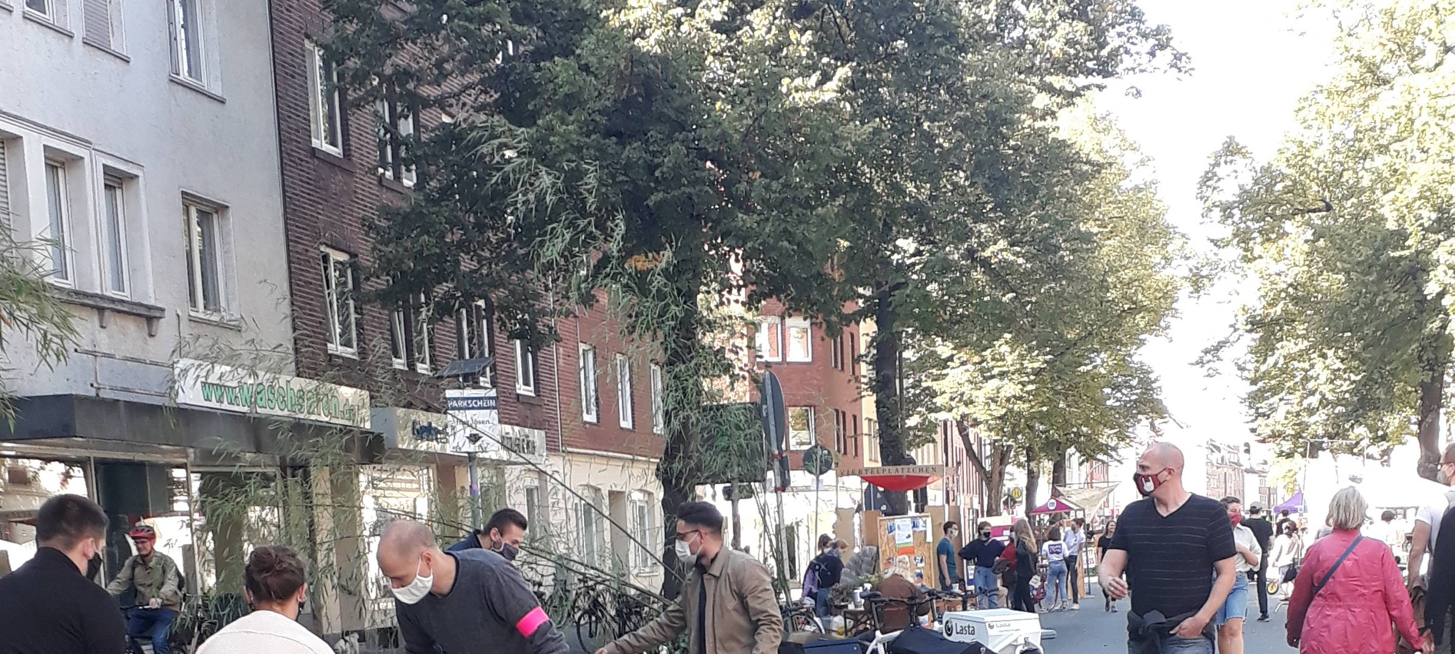 "Parking Day" an der Wolbecker Straße