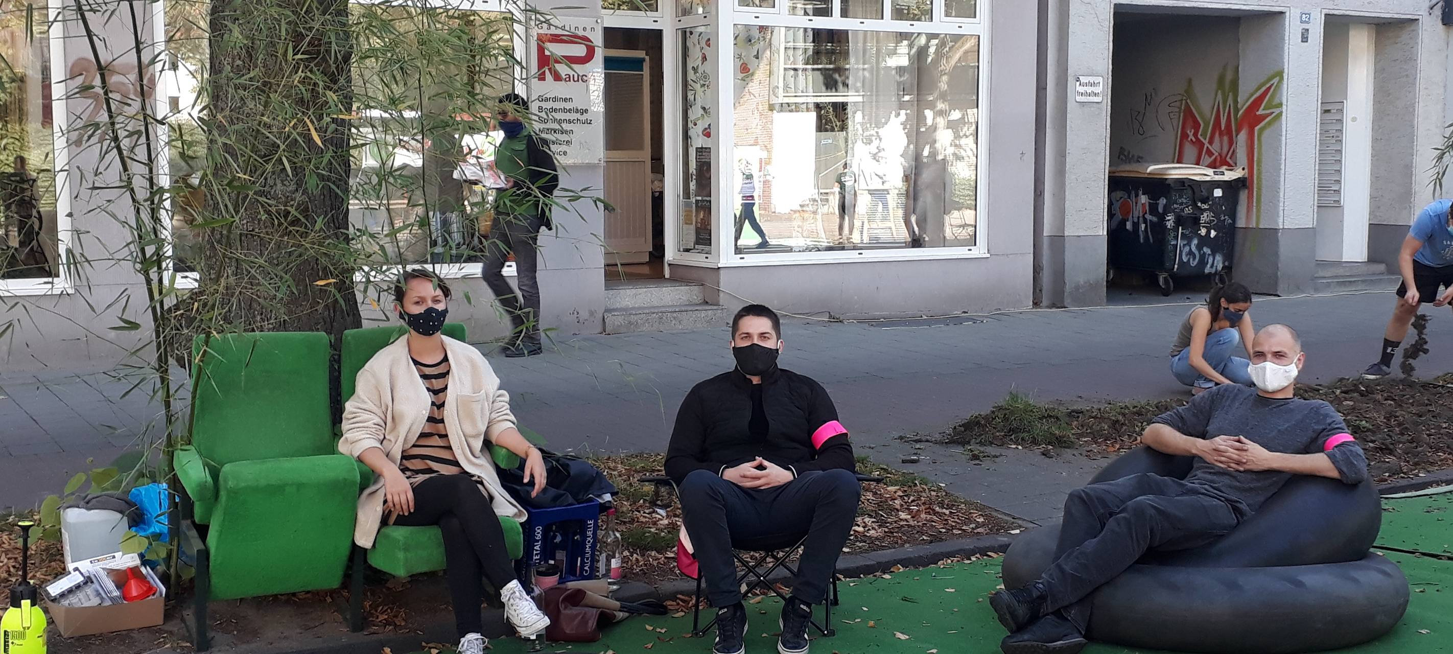 "Parking Day" an der Wolbecker Straße