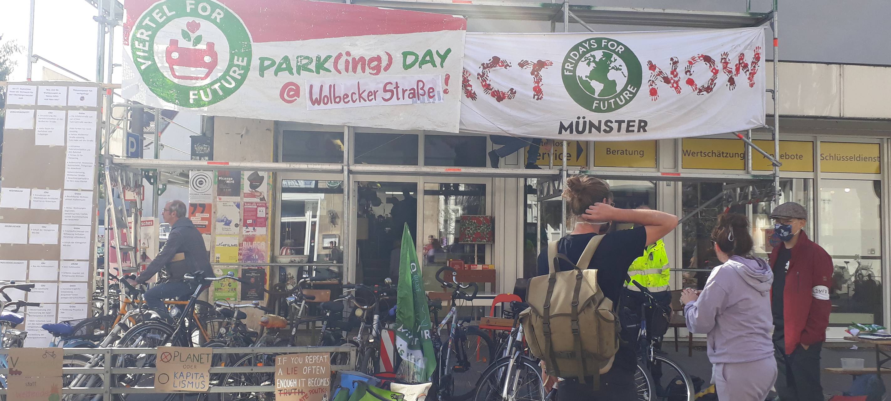 "Parking Day" an der Wolbecker Straße