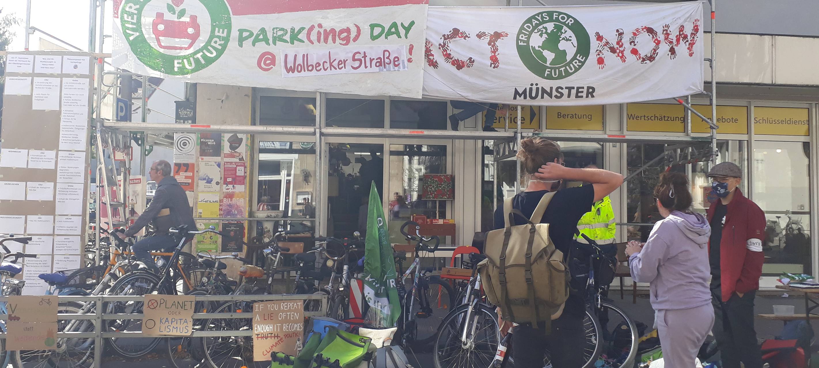 "Parking Day" an der Wolbecker Straße