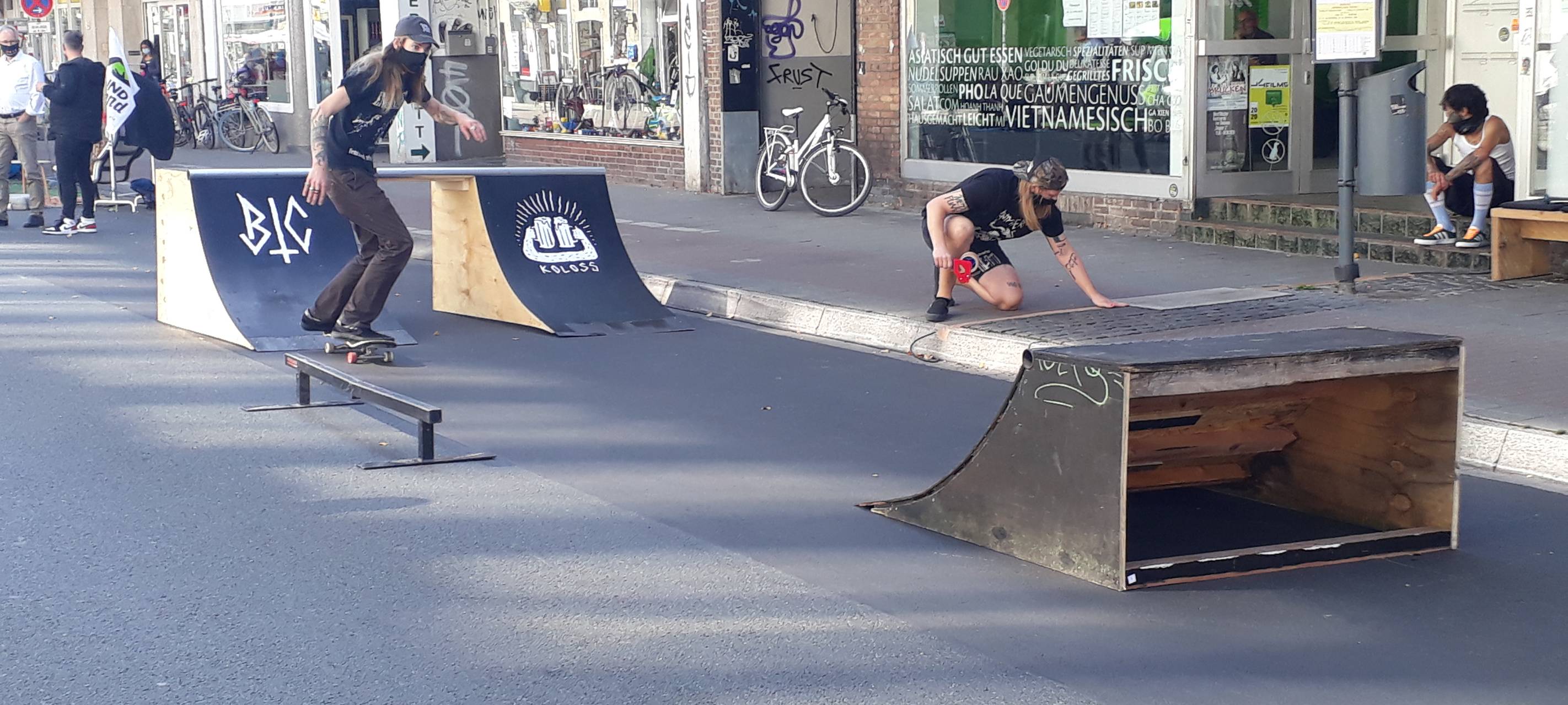 "Parking Day" an der Wolbecker Straße