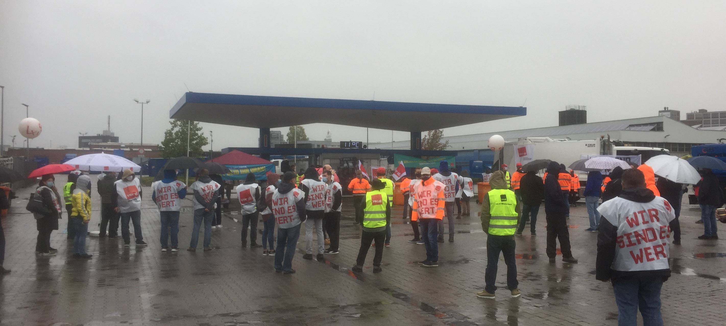Großer Streiktag in Münster