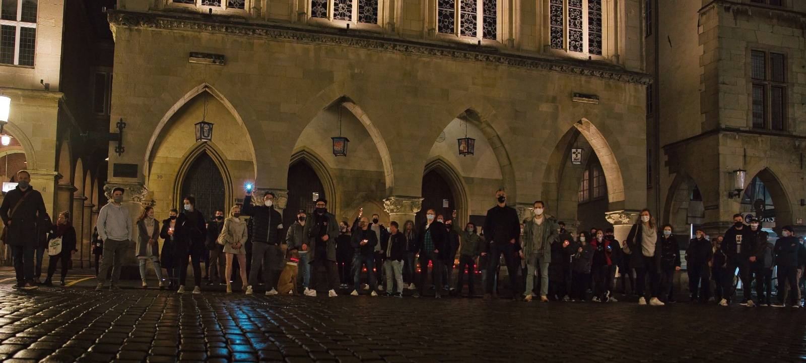 Mahnwache für Existenzen