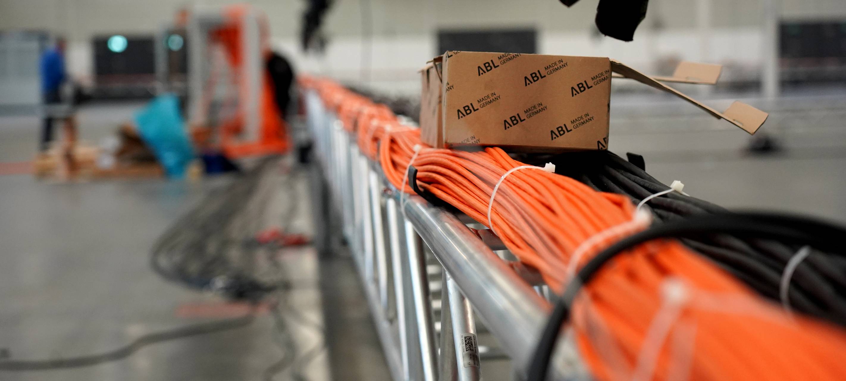 Hochbetrieb im künftigen Impfzentrum Münster