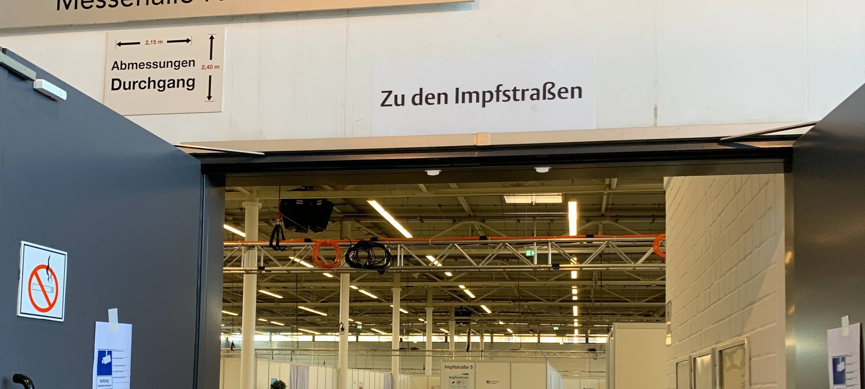 Impfzentrum geschlossen