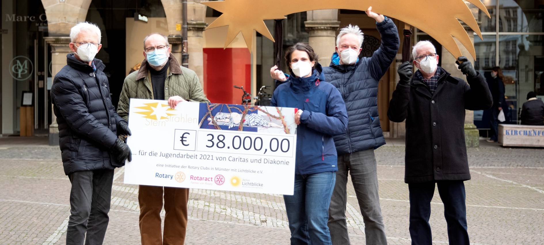 Trotz Corona: Aktion "Sternstrahlen" sammelt 38.000 Euro