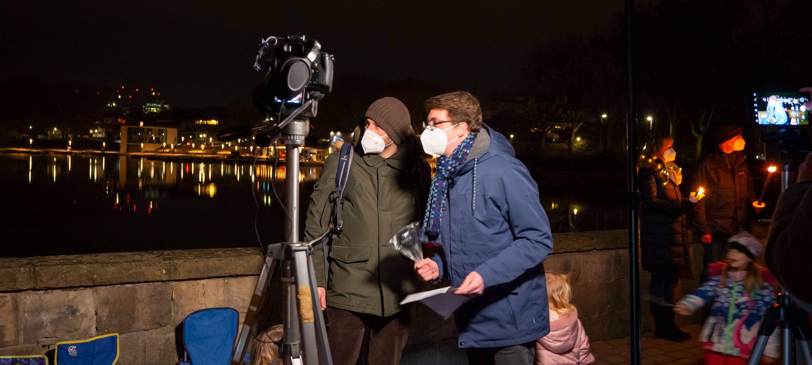 Fackelzug für den Verbleib von Pastor Laufmöller