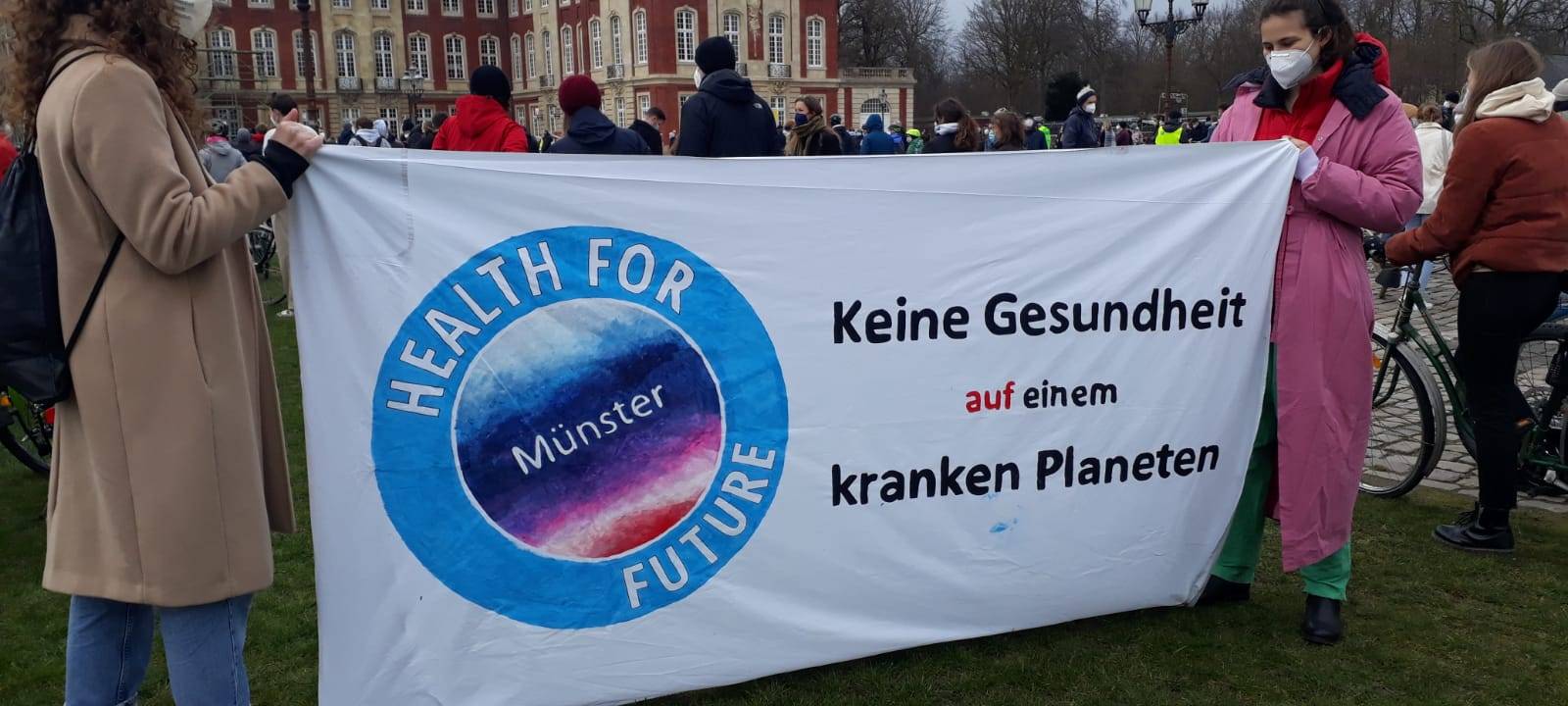 Fahrraddemo von Fridays for Future