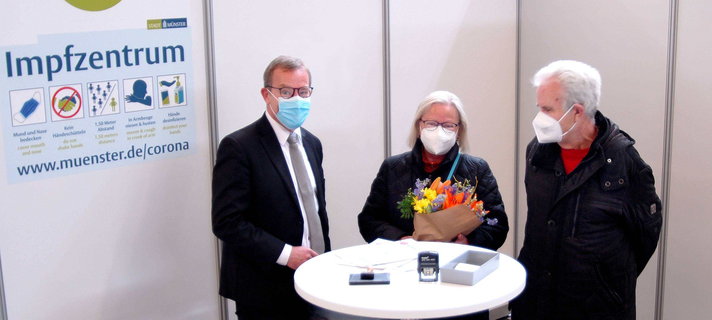 100.000 Corona-Impfung in Münster