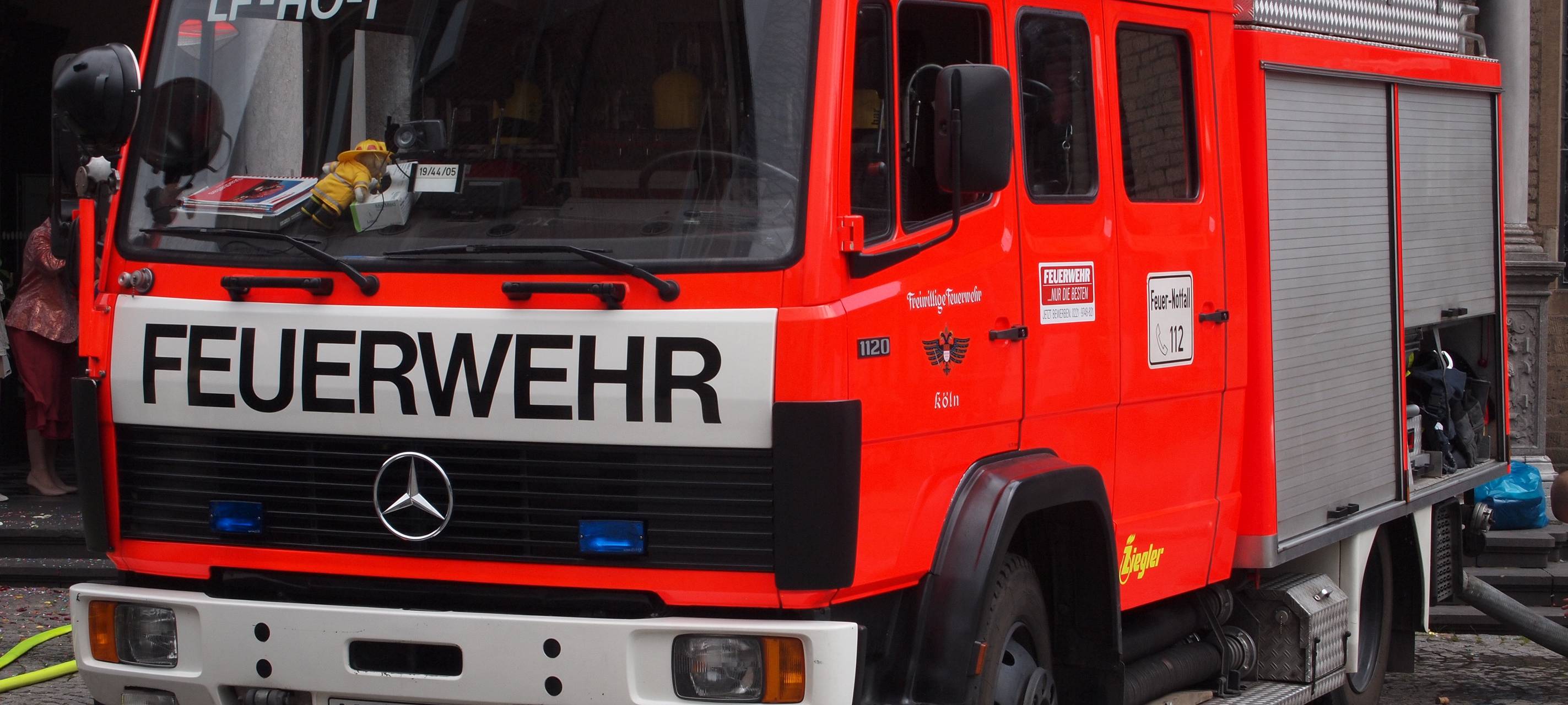 PKW-Brand im Aegidii-Parkhaus