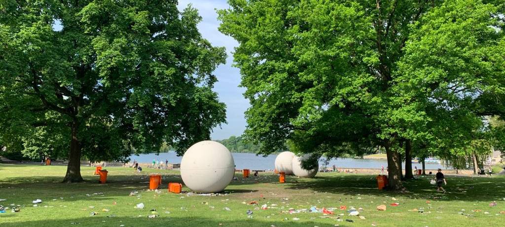 Fünf Tonnen Müll an Aasee und Kanal
