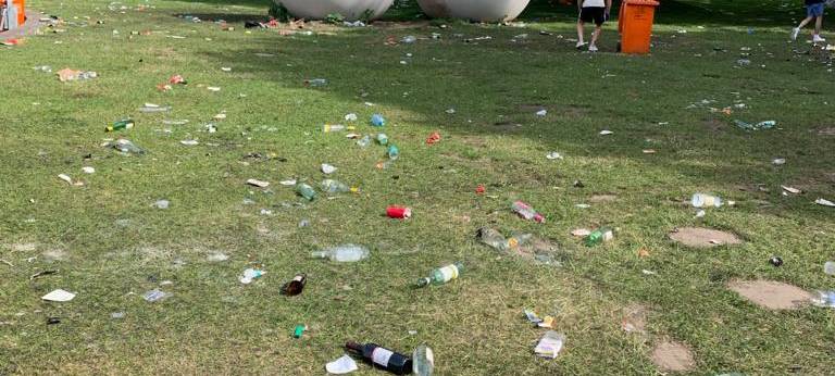Park- und Glasverbote am Aasee