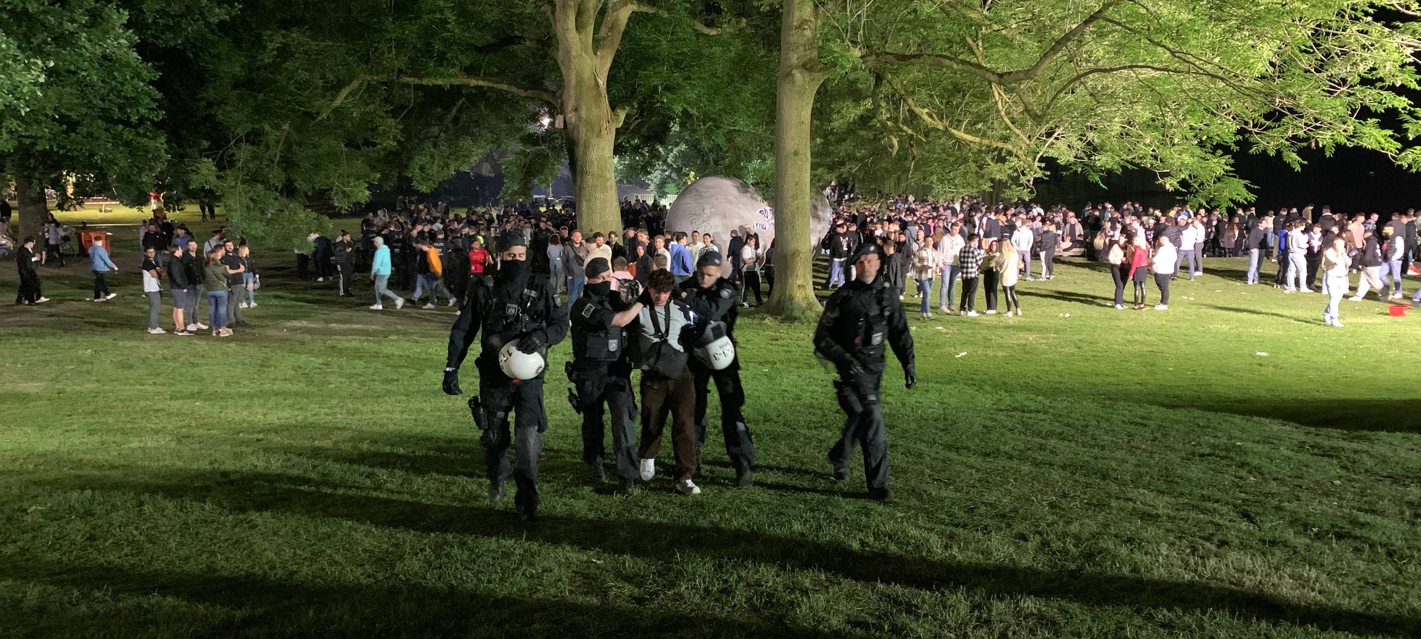 Licht und Schatten: Das Wochenende am Aasee