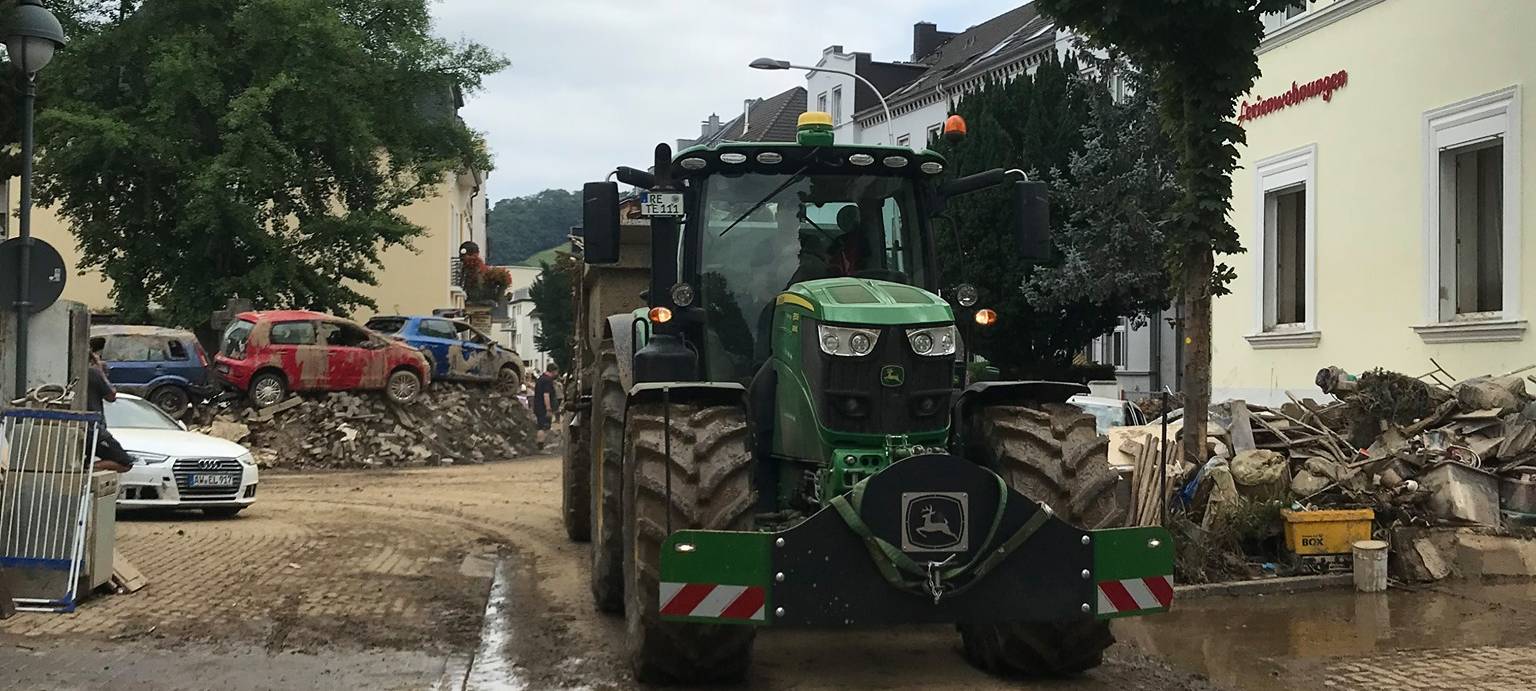 Krisenstabsleiter Wolfgang Heuer rät zu Geldspenden