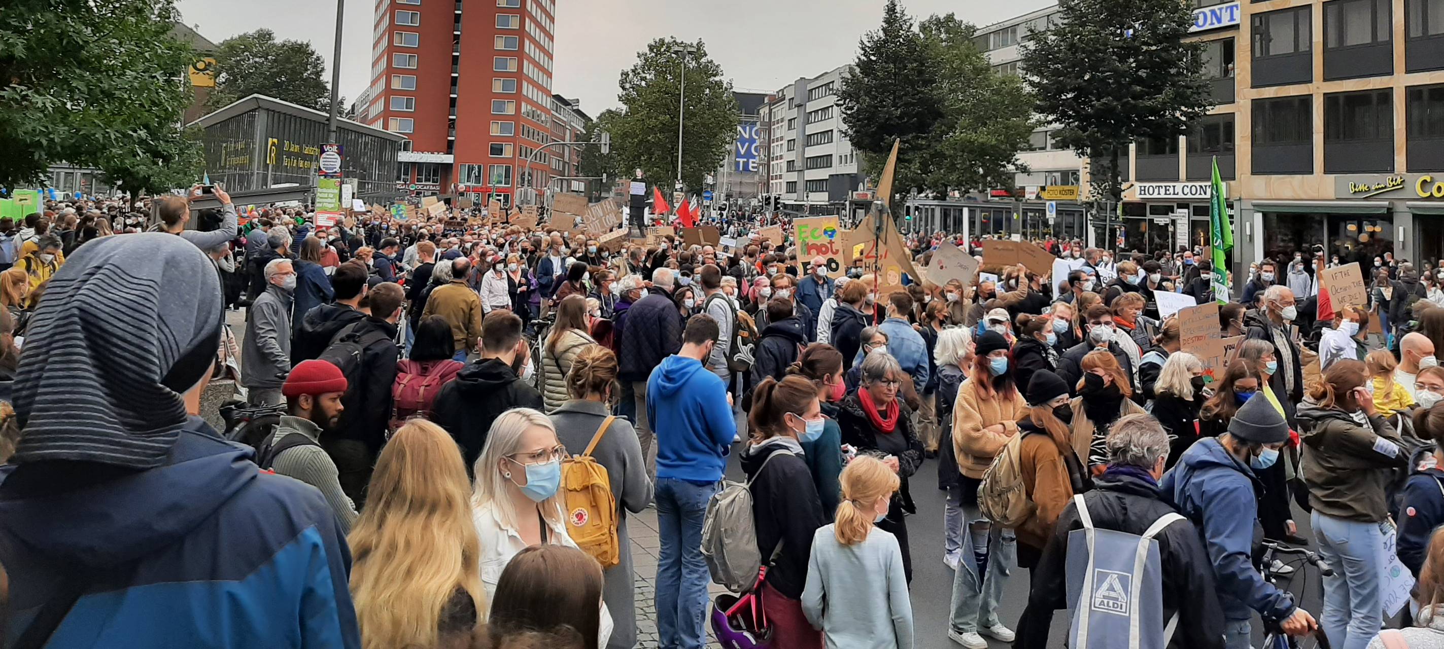 7.000 Menschen beim Klimastreik in Münster