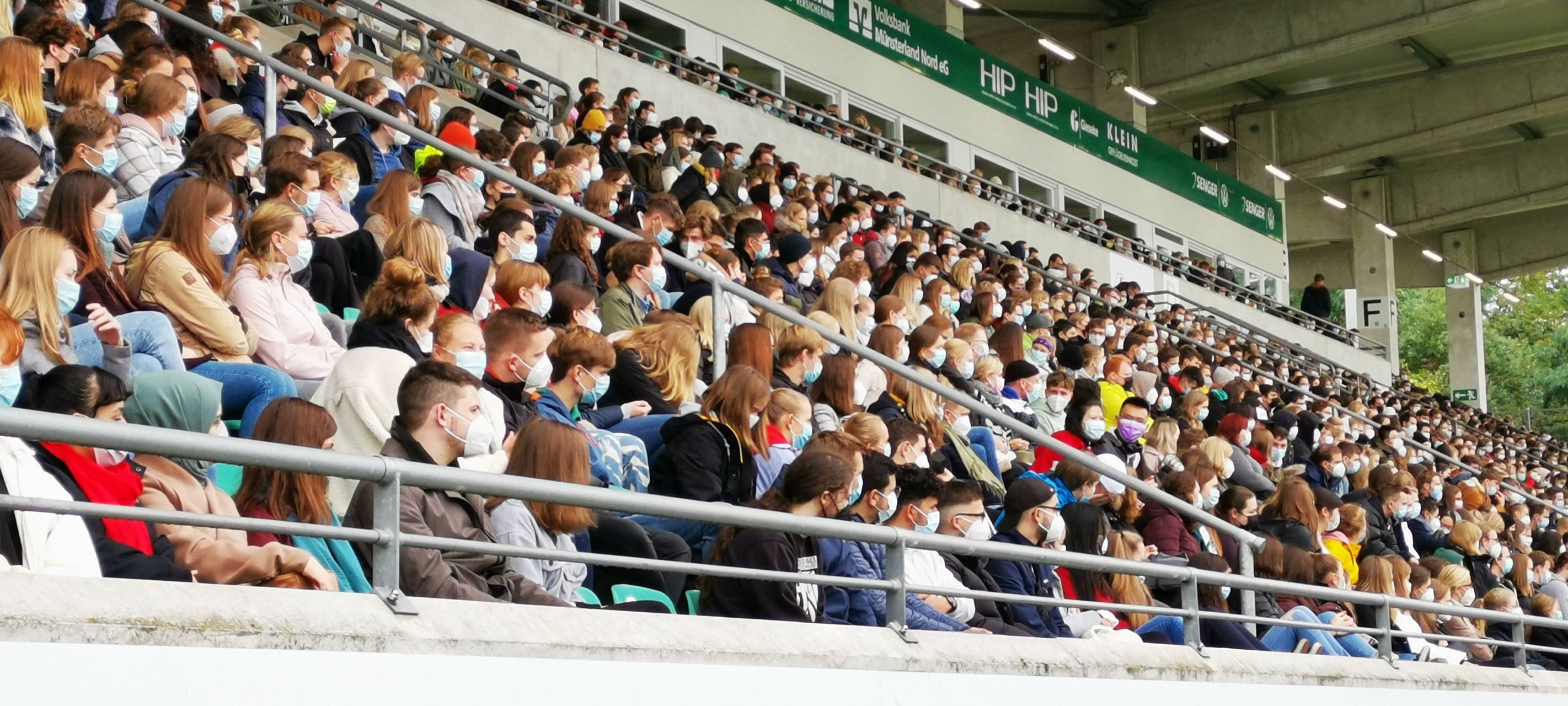 Erstsemesterbegrüßung im Preußenstadion