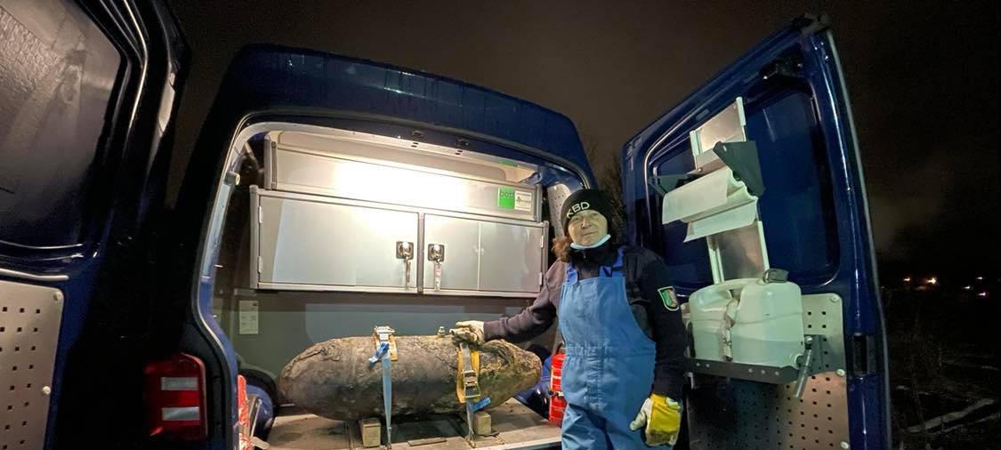 Bombenfund im Stadthafen