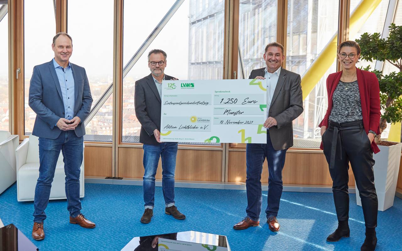 LVM-Spende für Aktion Lichtblicke - Antenne Münster