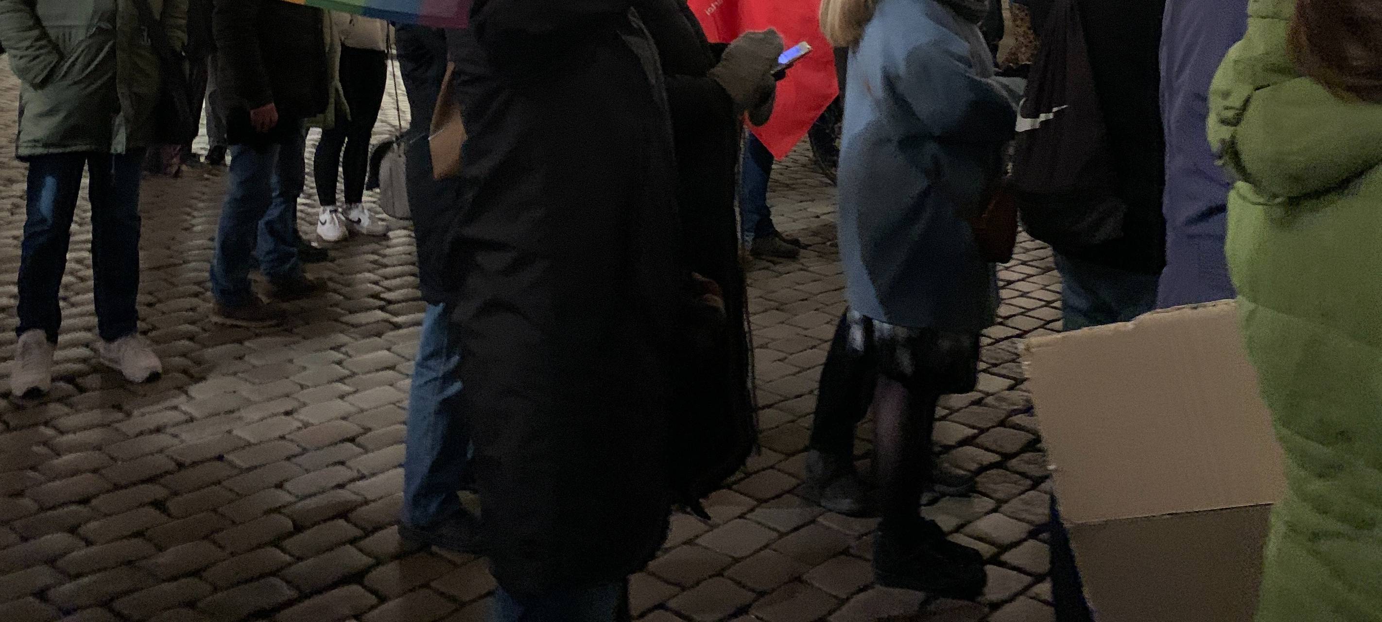 Demo von Impfskeptikern