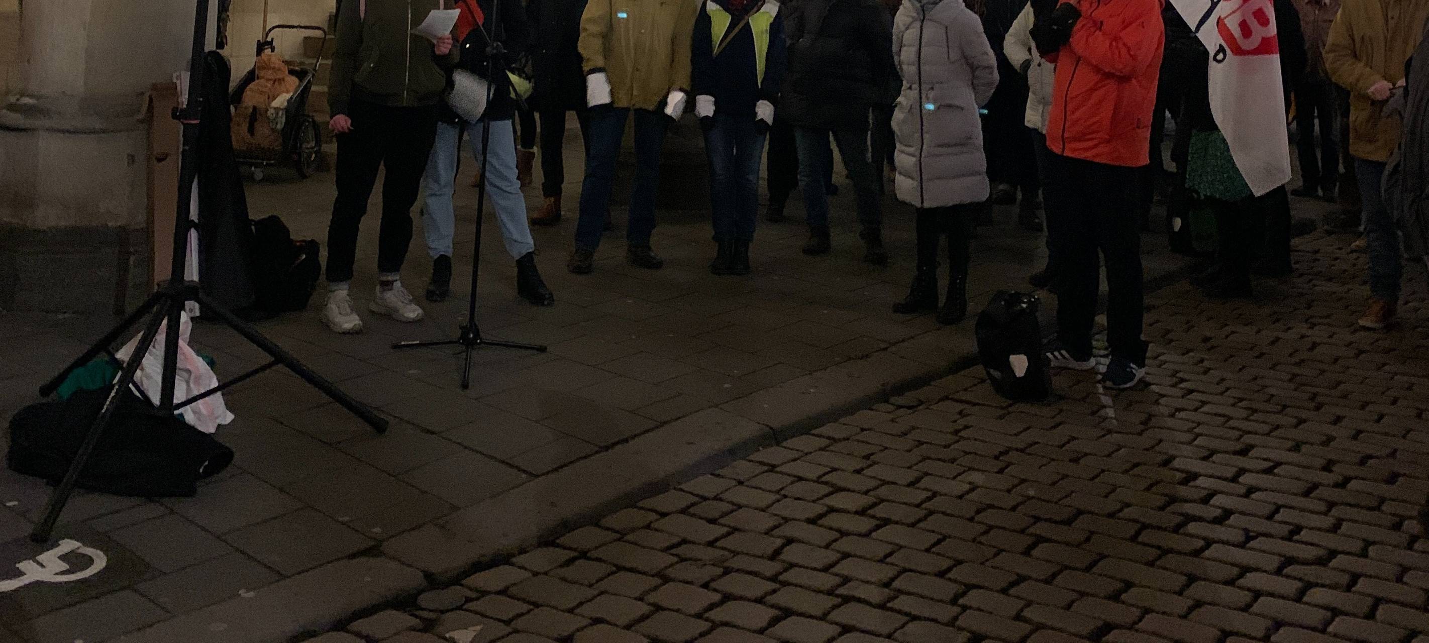 Demo von Impfskeptikern