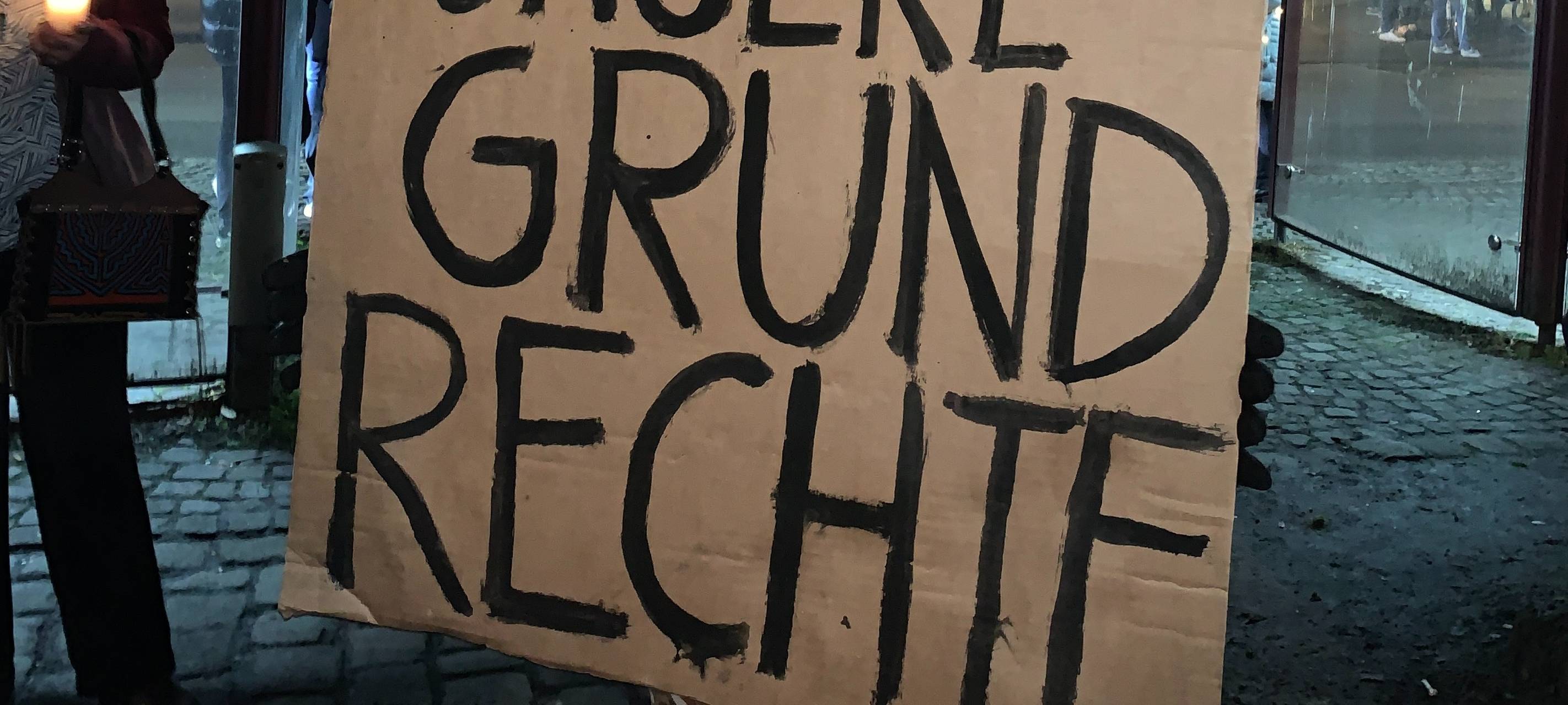 Demo von Impfskeptikern