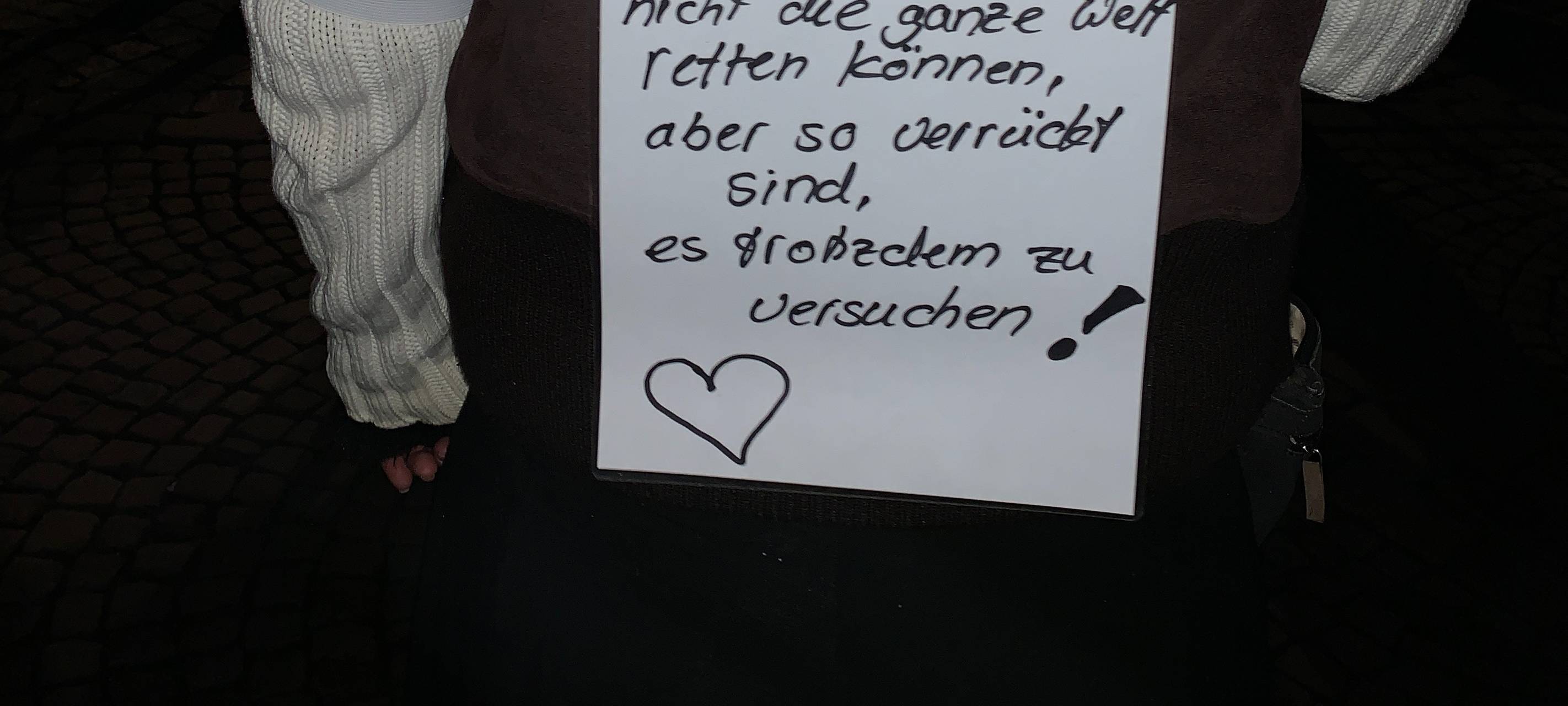 Demo von Impfskeptikern