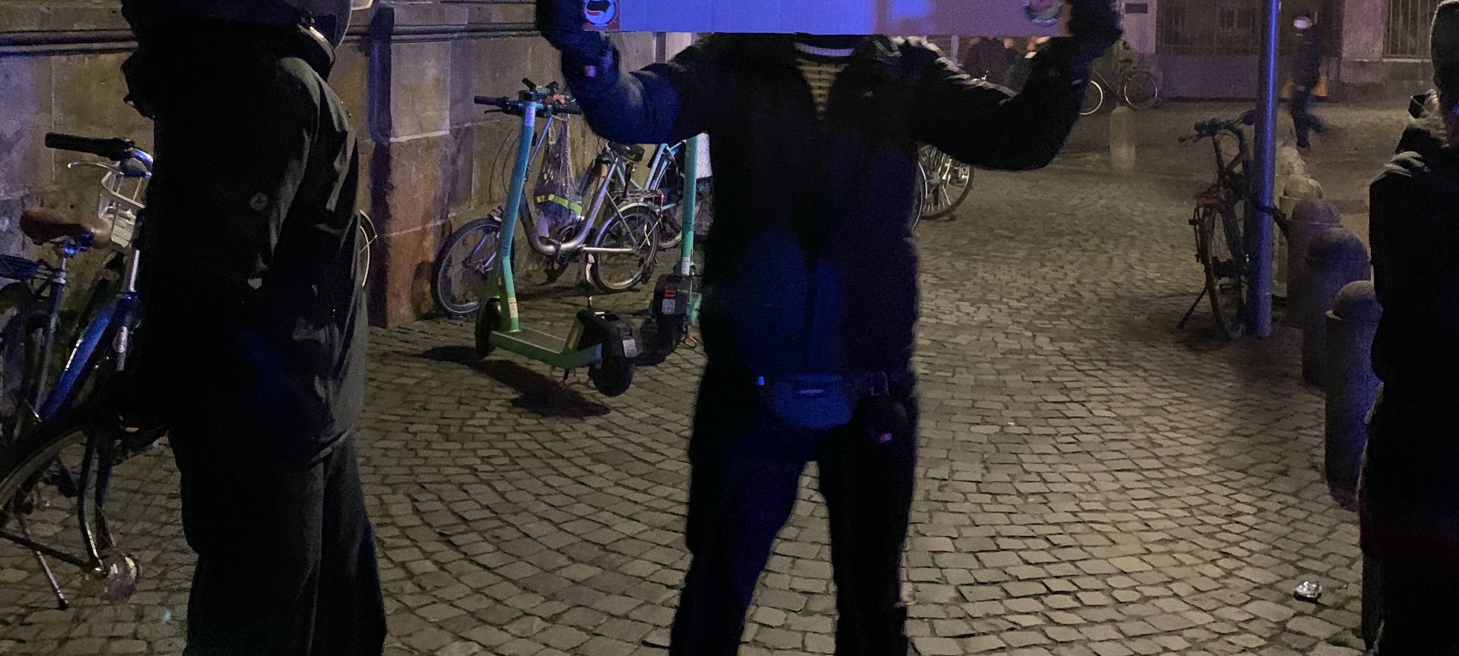 Demo von Impfskeptikern