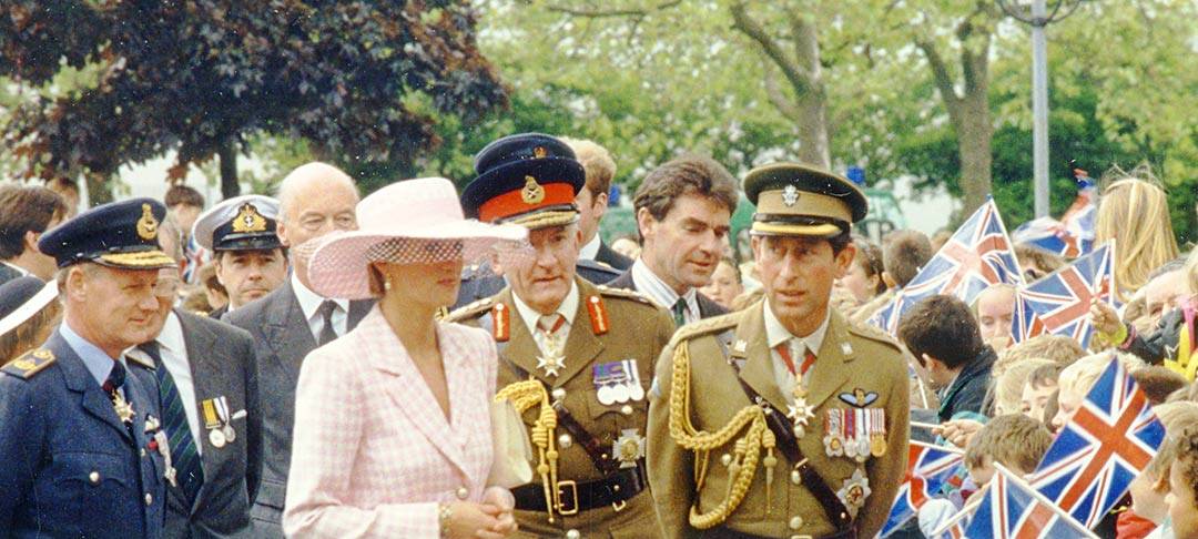 Heute König, damals als Prinz in Münster