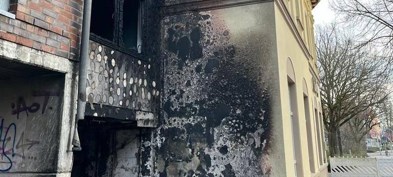 Dachstuhlbrand an der Warendorfer Straße