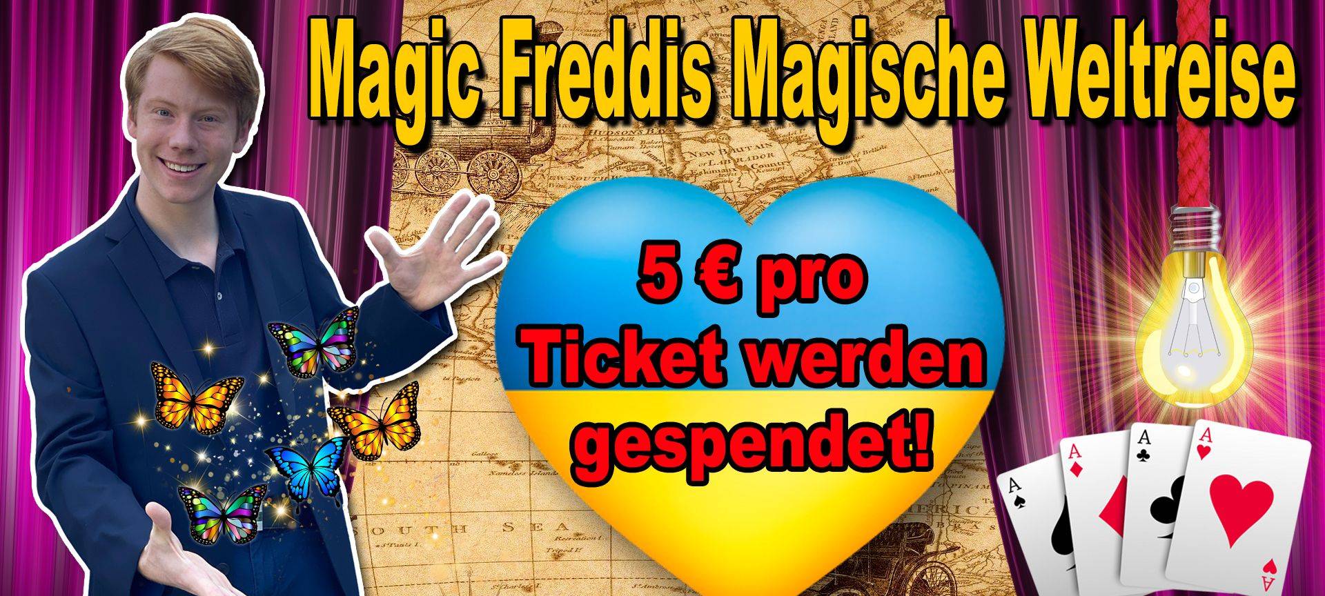 Neue Bühnenshow von Magic Freddi