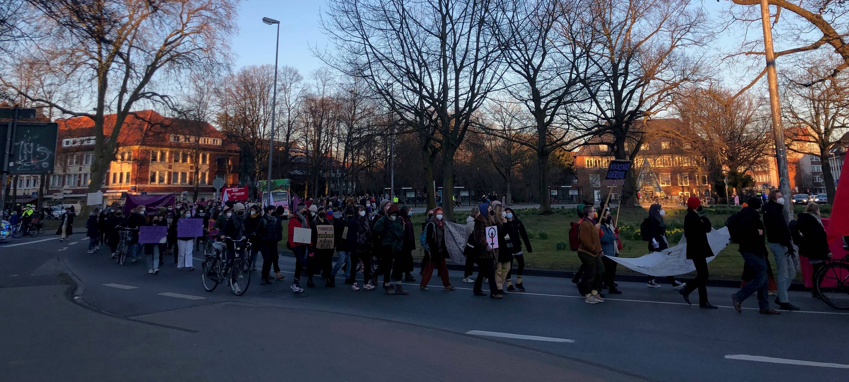 Demo zum Weltfrauentag