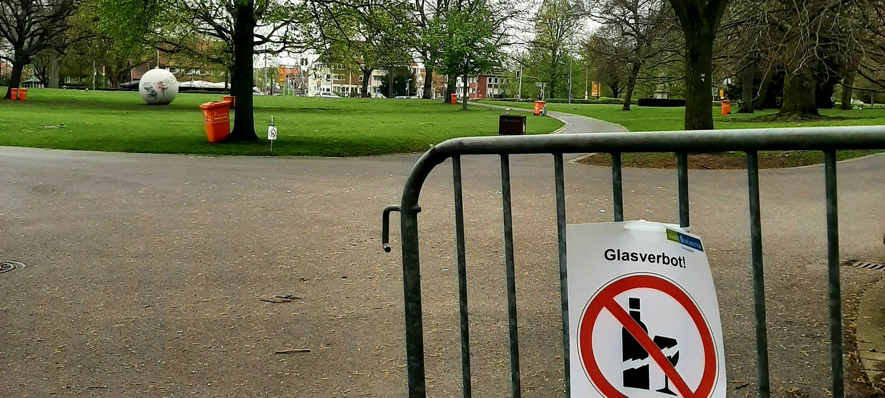 Glasverbot am Aasee