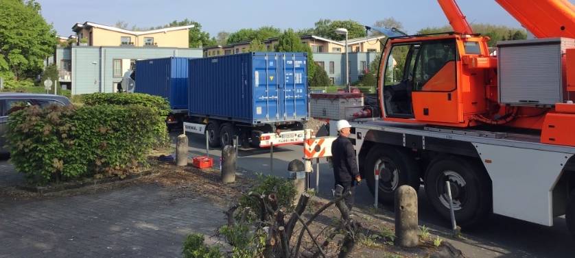 Bombenentschärfung an der Fliednerstraße