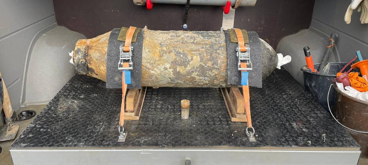Weltkriegsbombe entschärft