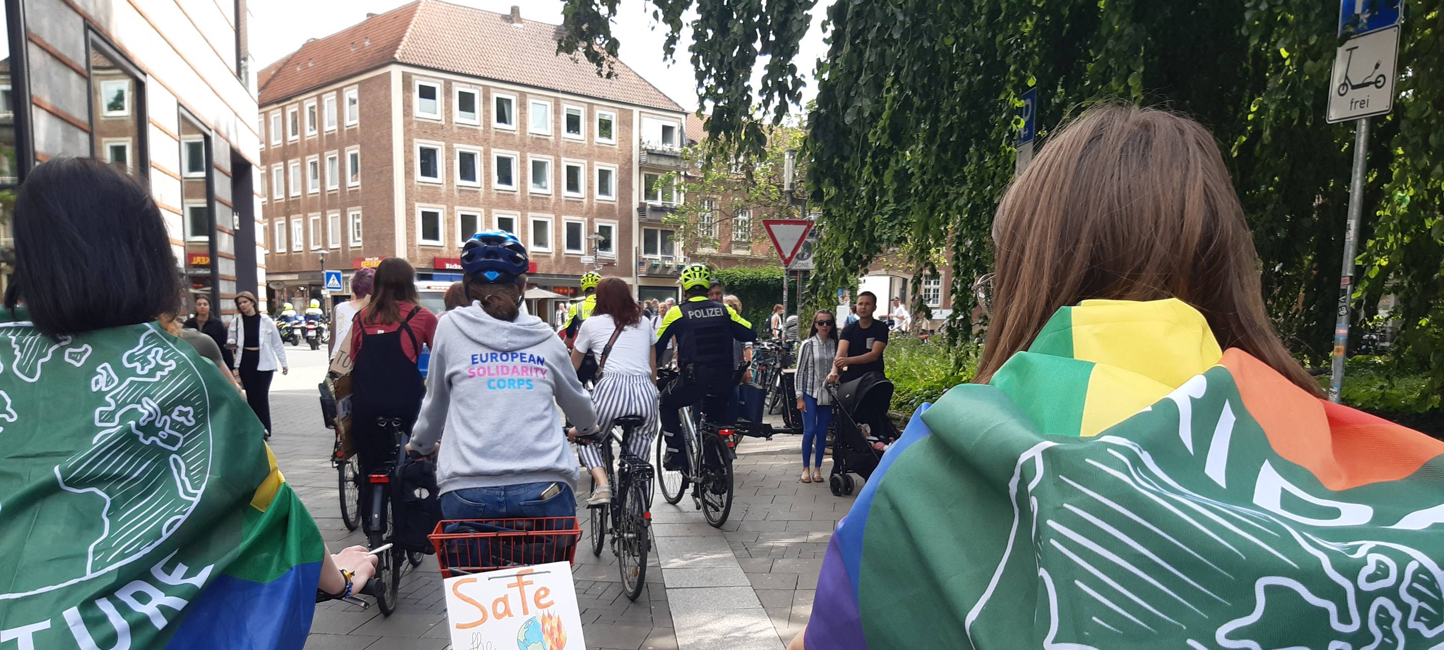 Fahrraddemo heute in Münster