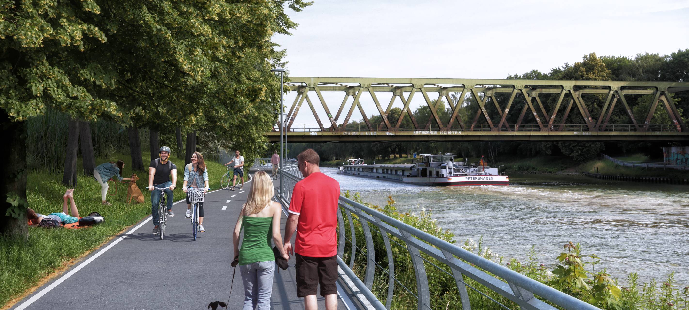 Kanalpromenade wird eröffnet