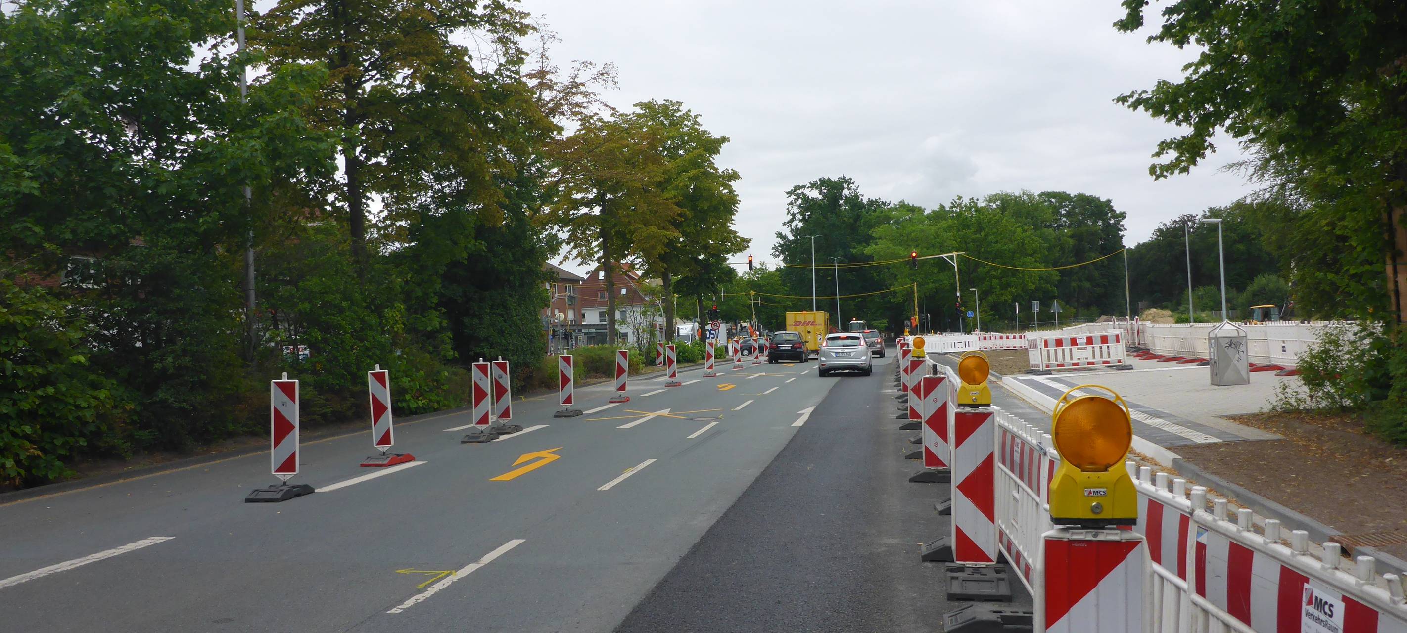 Einige Sommerbaustellen in Münster